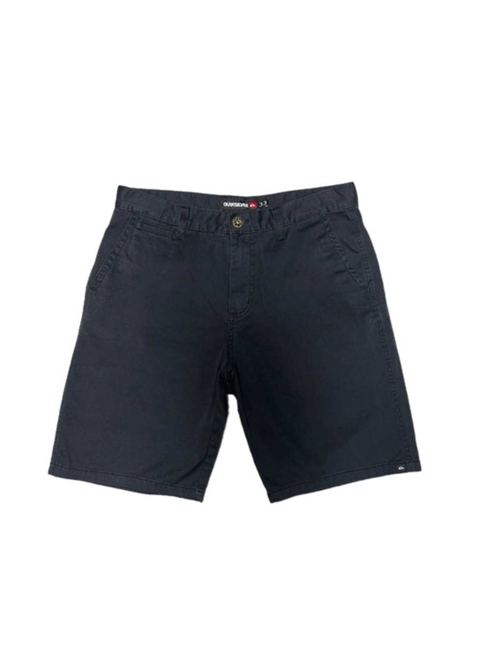 Y2K Quicksilver Black Khaki Chino Skating Shorts